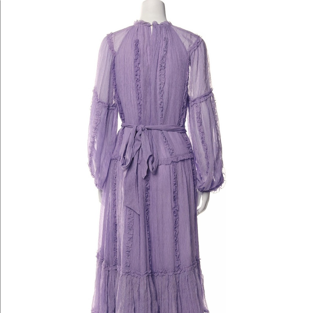 Ulla Johnson silk lavender long dress - Picture 3 of 6